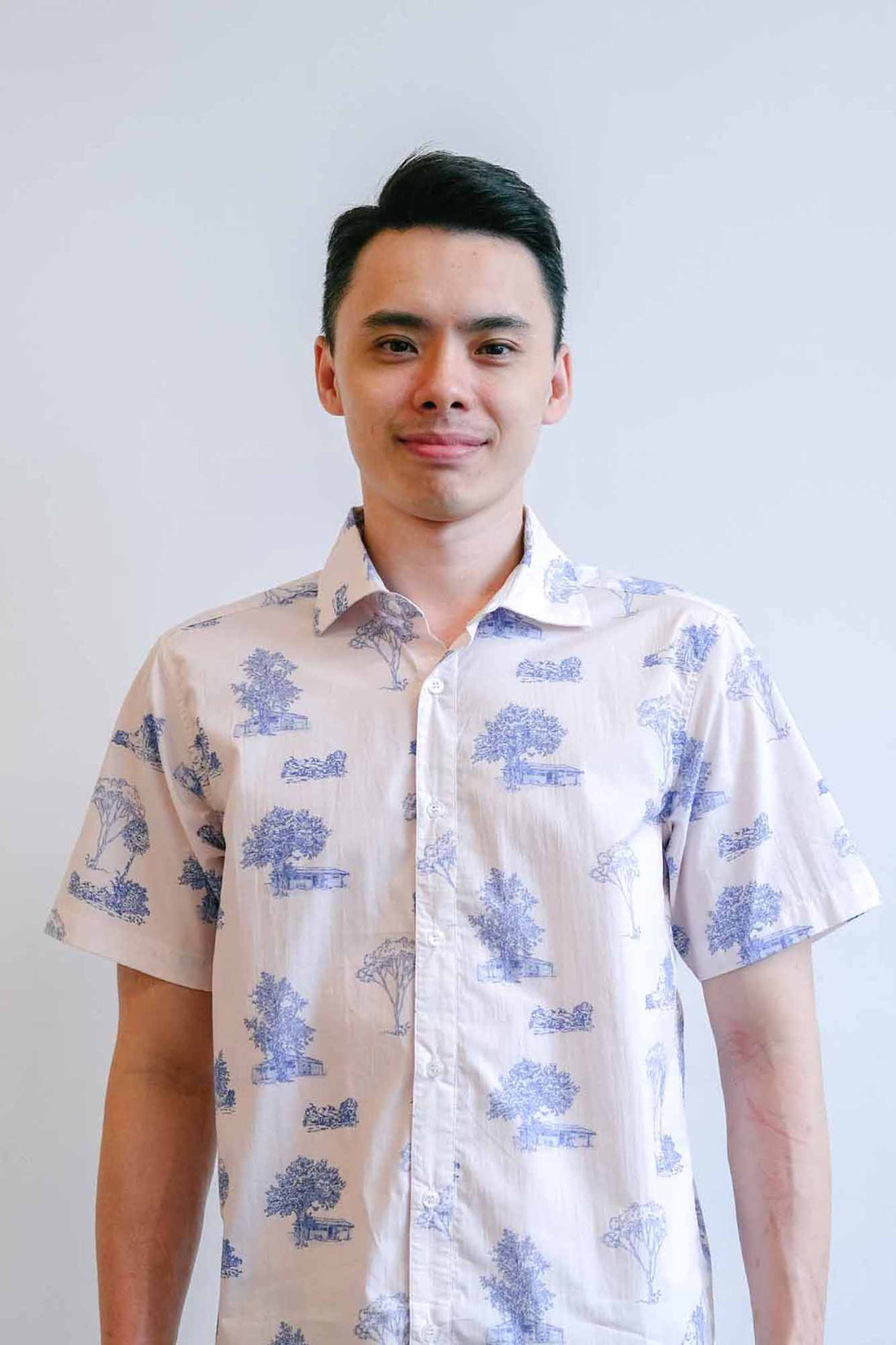 Morning Light Mens Collared Shirt