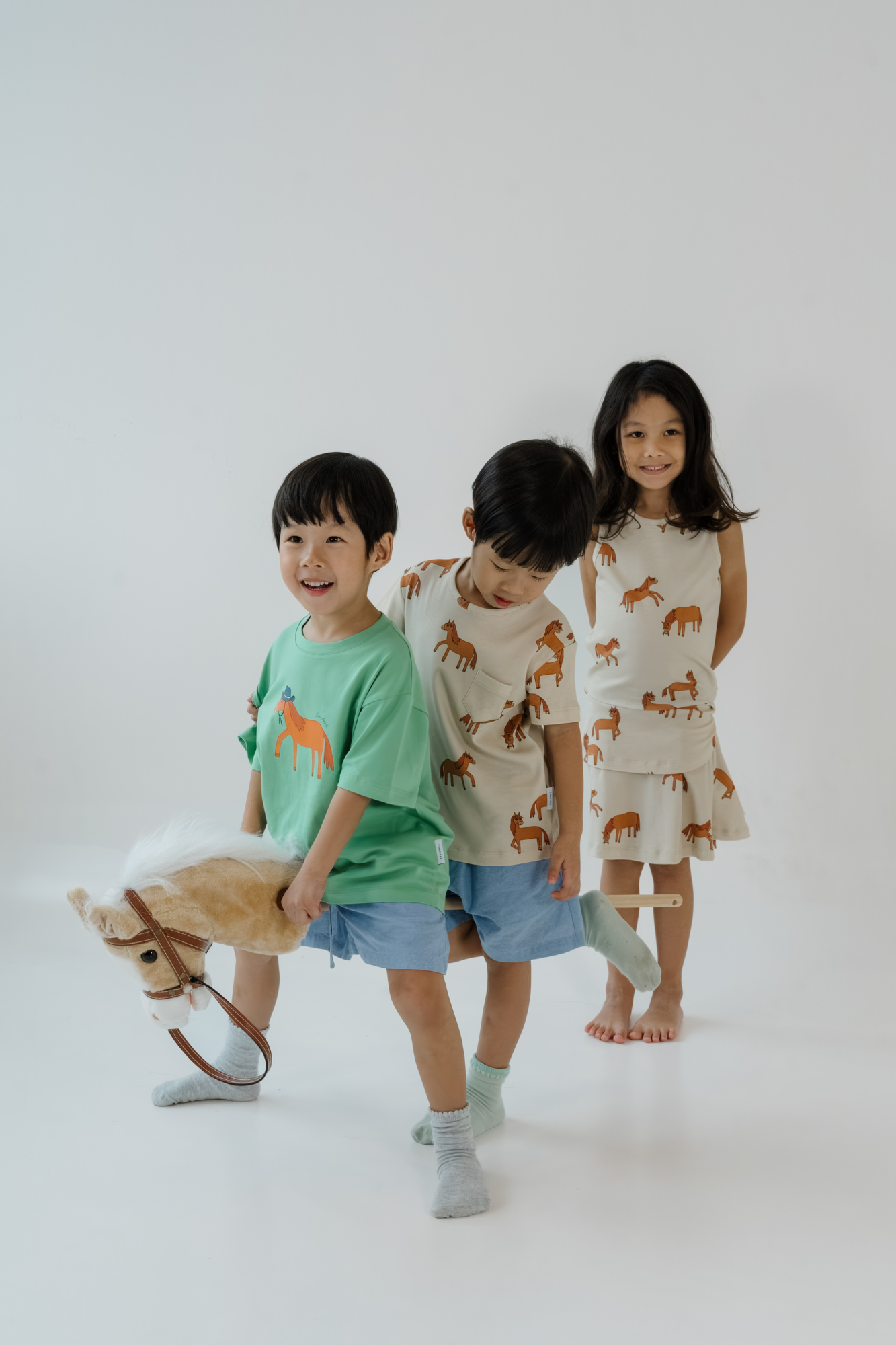 Horse Run Forest Oversized Tee