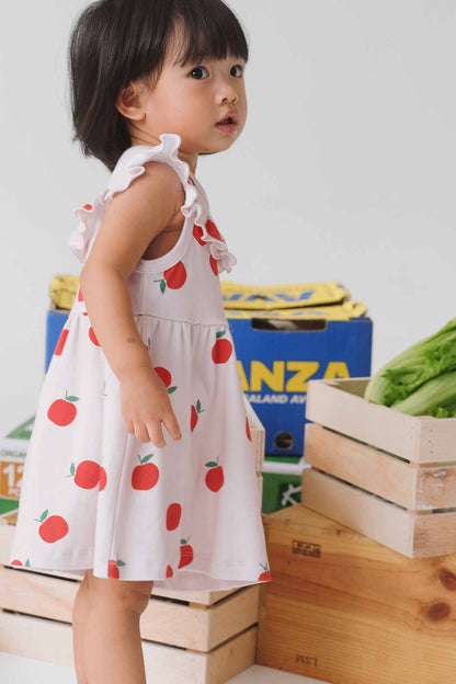 Apples Baby Ruffled Dress