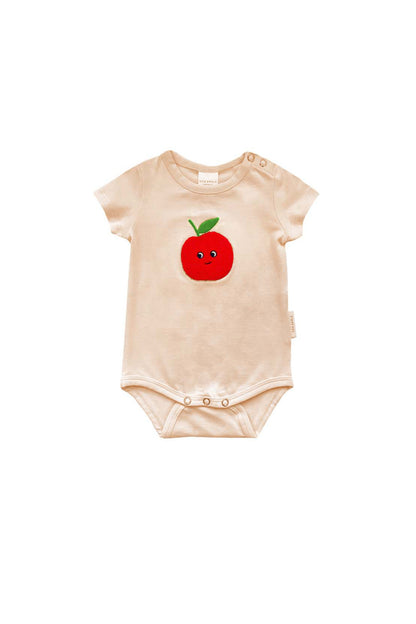Fuzzy Apple Onesie
