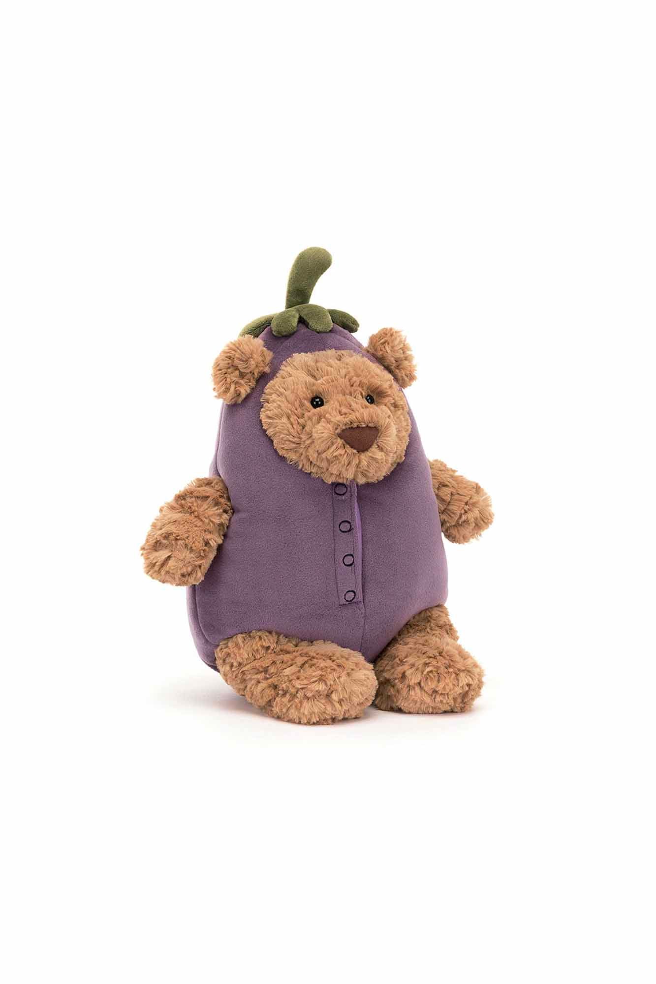 Jellycat Bartholomew Bear Aubergine