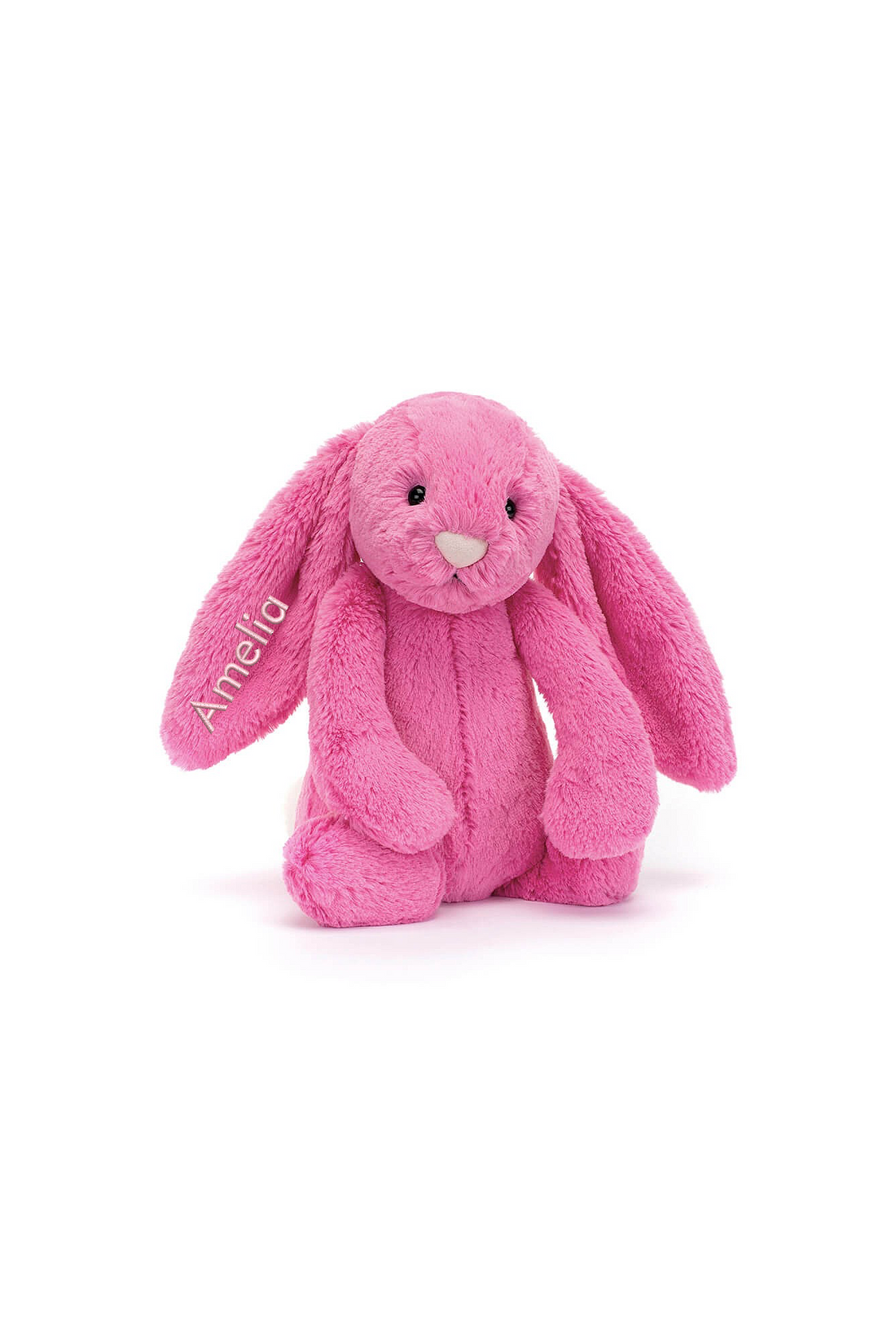 Personalisable Jellycat Bashful Hot Pink Bunny Medium