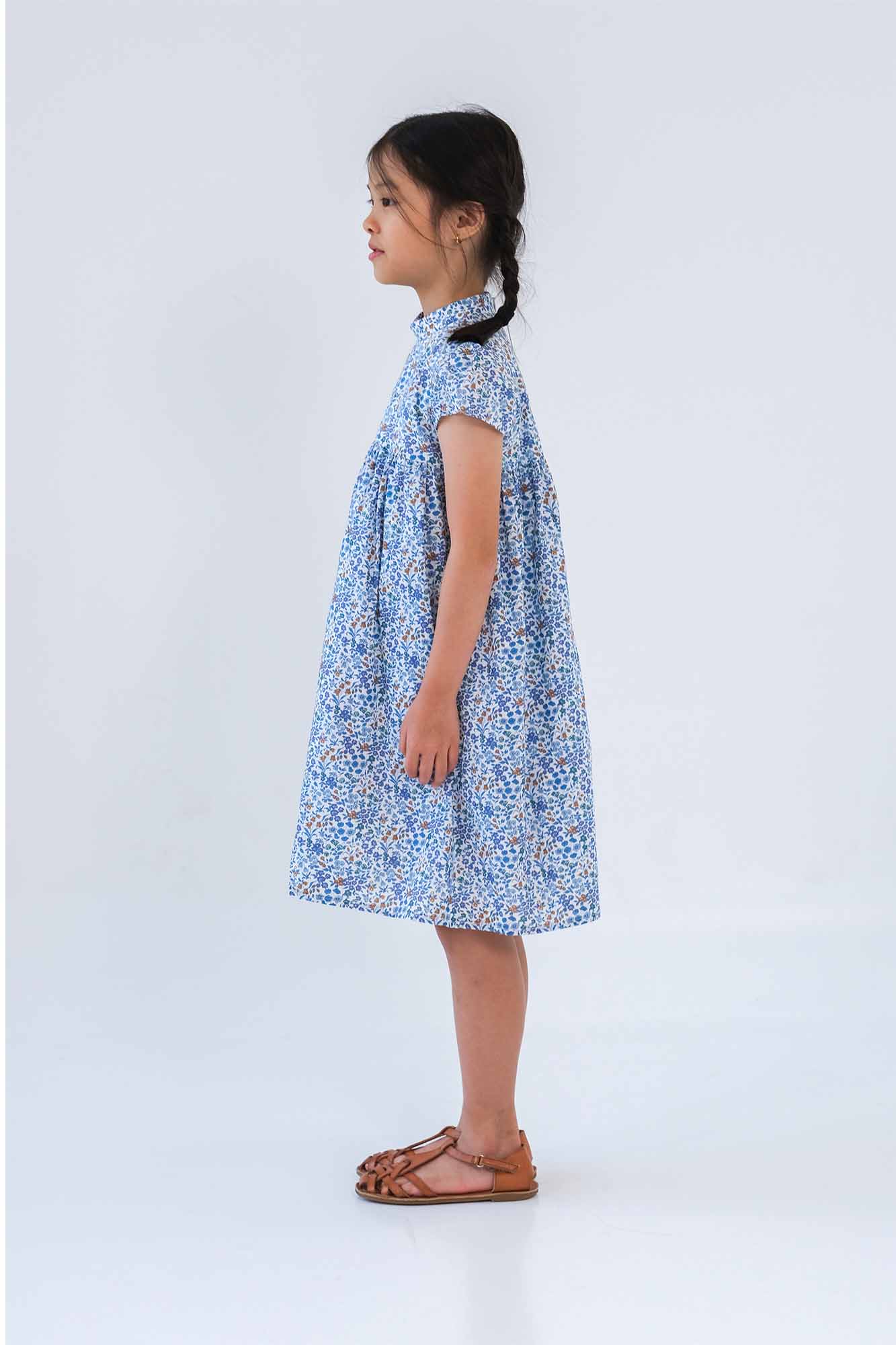 Blue Floret Liberty Emma Cheongsam