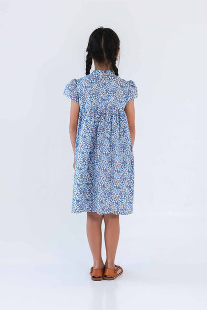 Blue Floret Liberty Emma Cheongsam