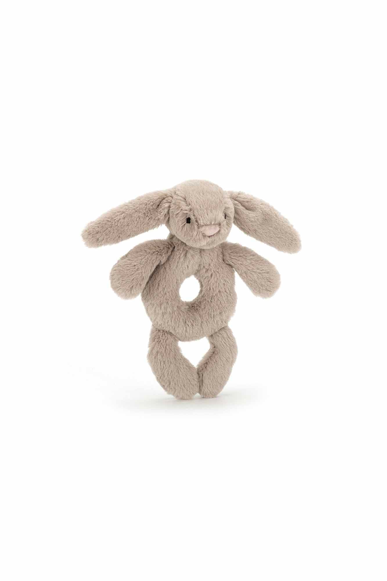 Jellycat Bashful Beige Bunny Ring Rattle