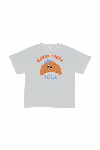 Baked Fresh Dove Oversized Tee