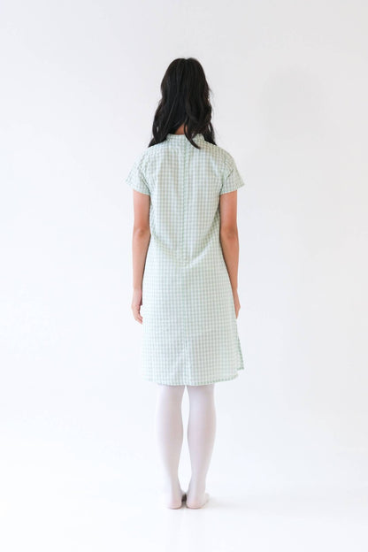 Bamboo Check Grace Cheongsam