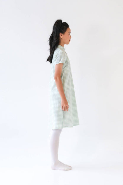 Bamboo Check Grace Cheongsam