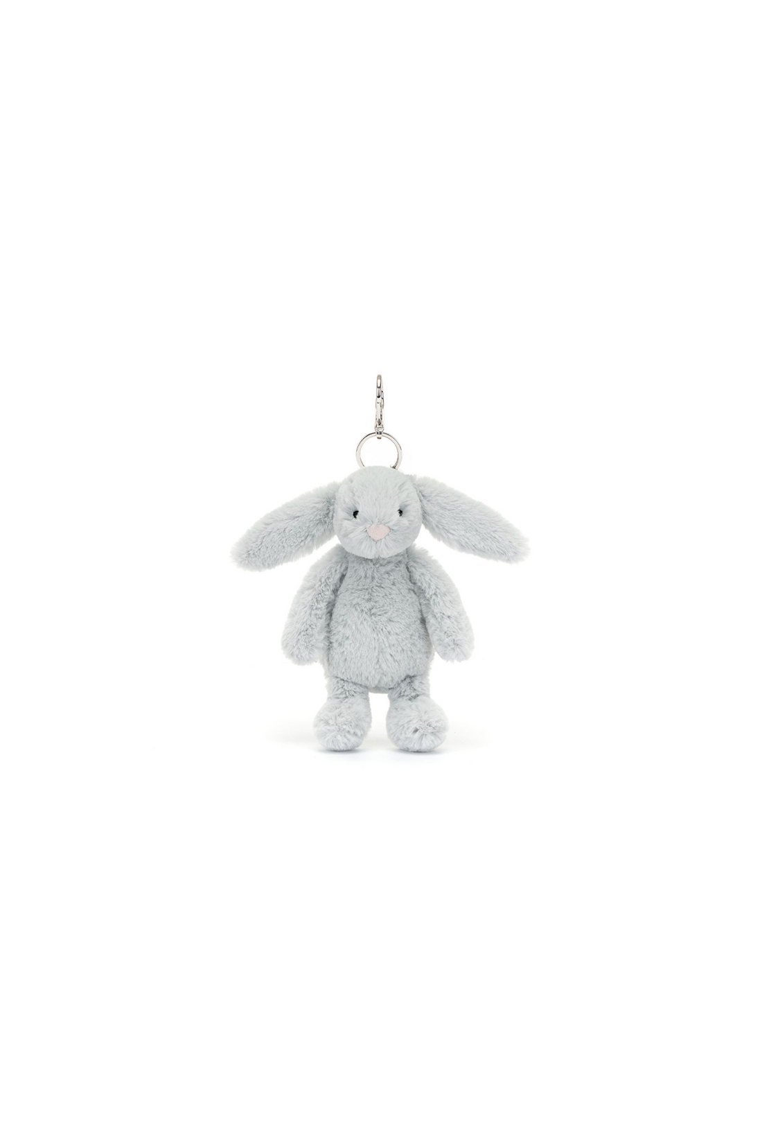 Jellycat Bashful Silver Bunny Bag Charm