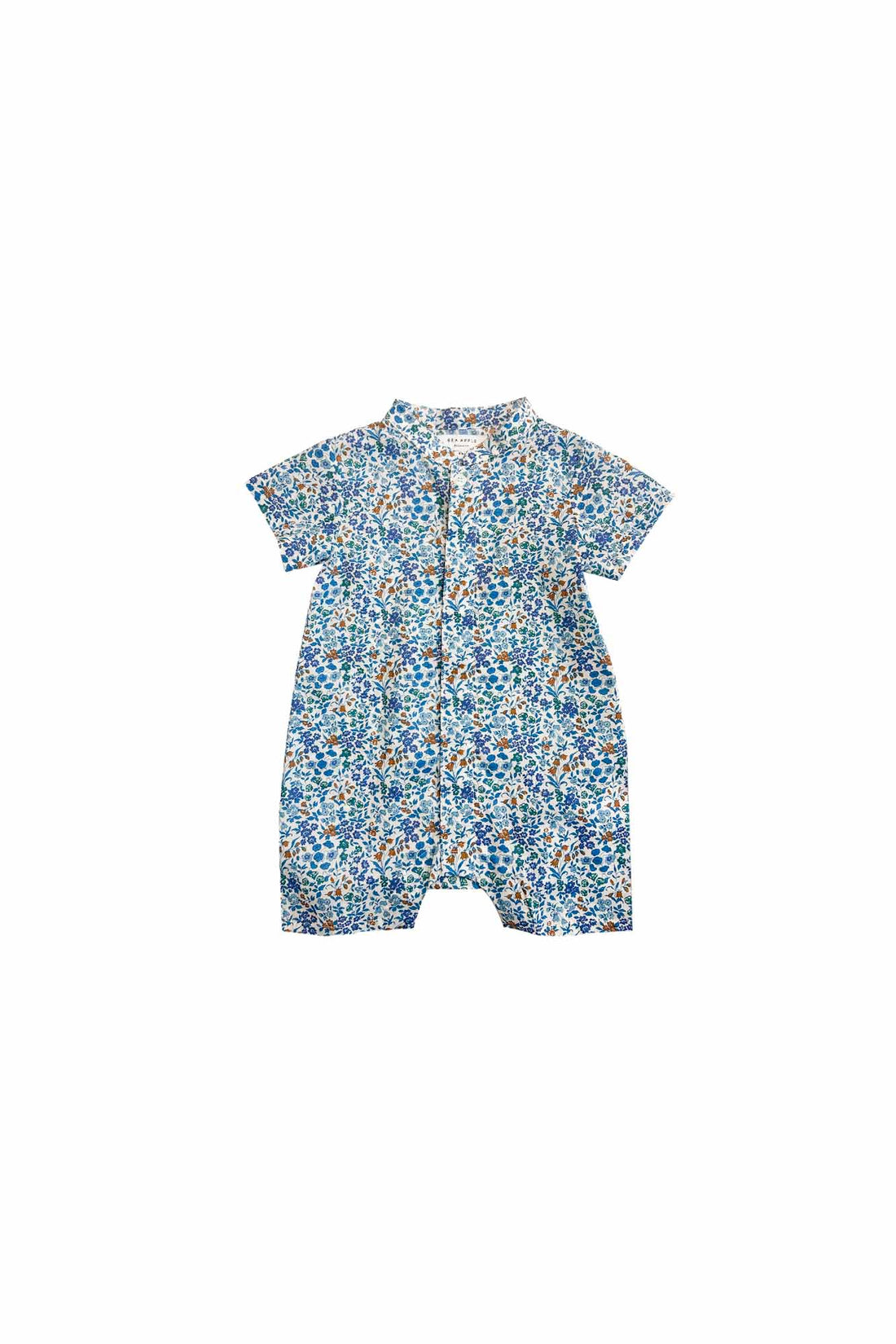 Blue Floret Liberty Mandarin Romper