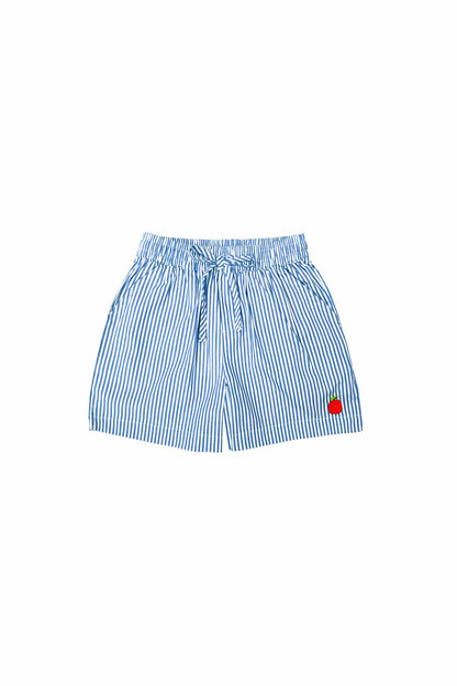 Blue Stripe Apple Kai Shorts