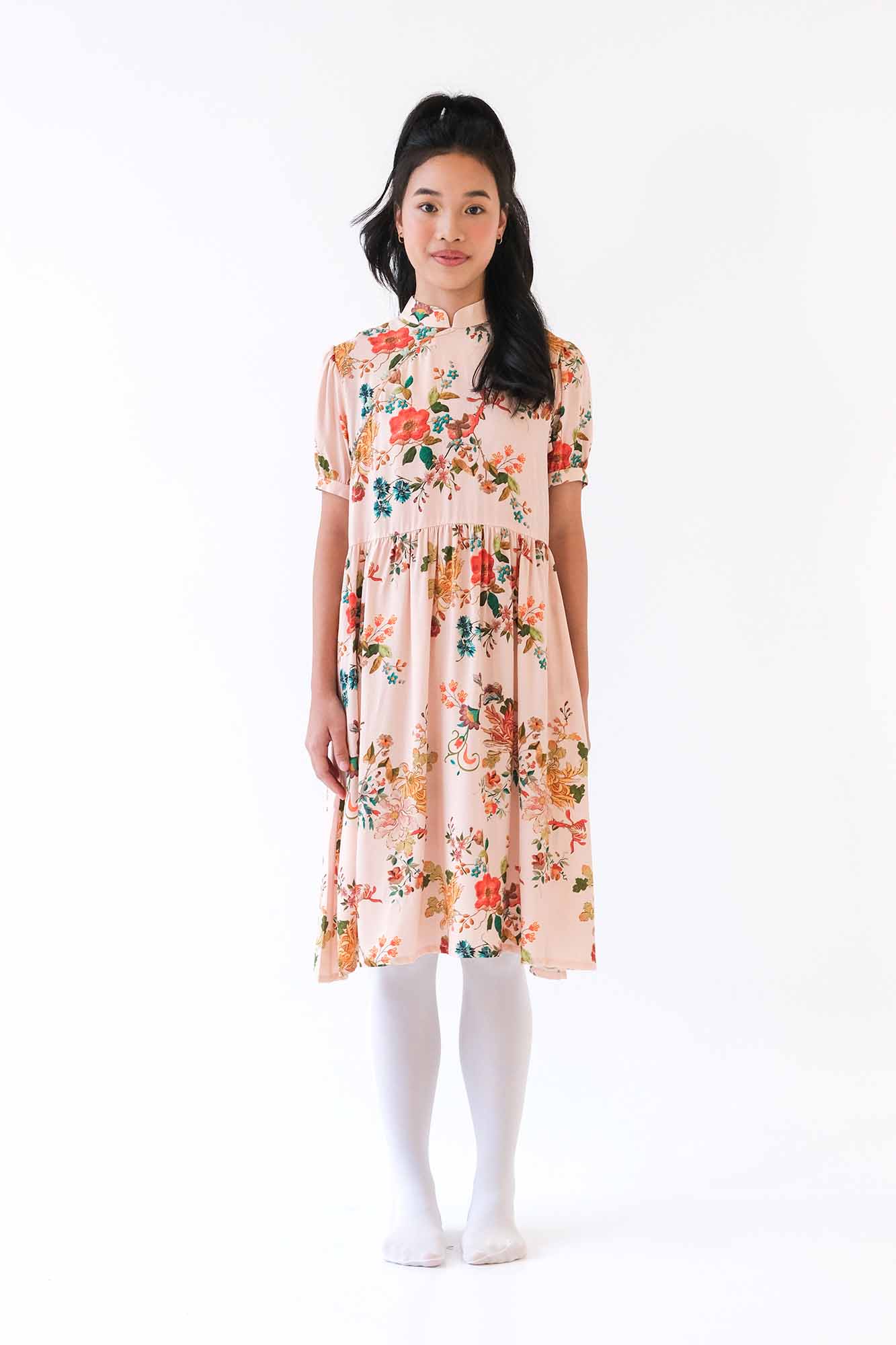 Broderie Blush Claire Cheongsam