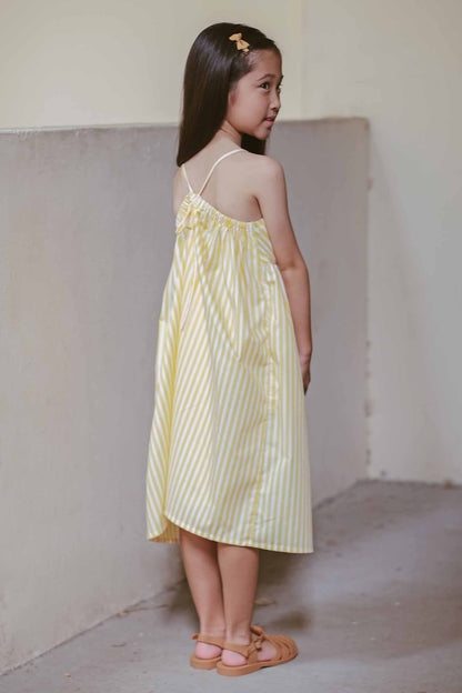 Buttercup Stripe Midi Dress
