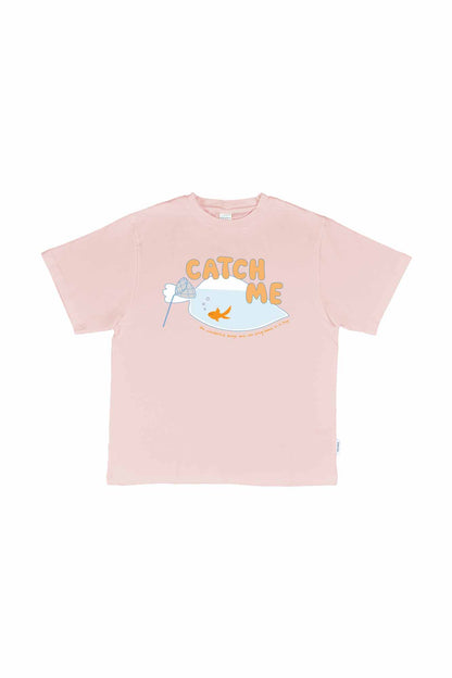 Catch Me Blush Oversized Tee