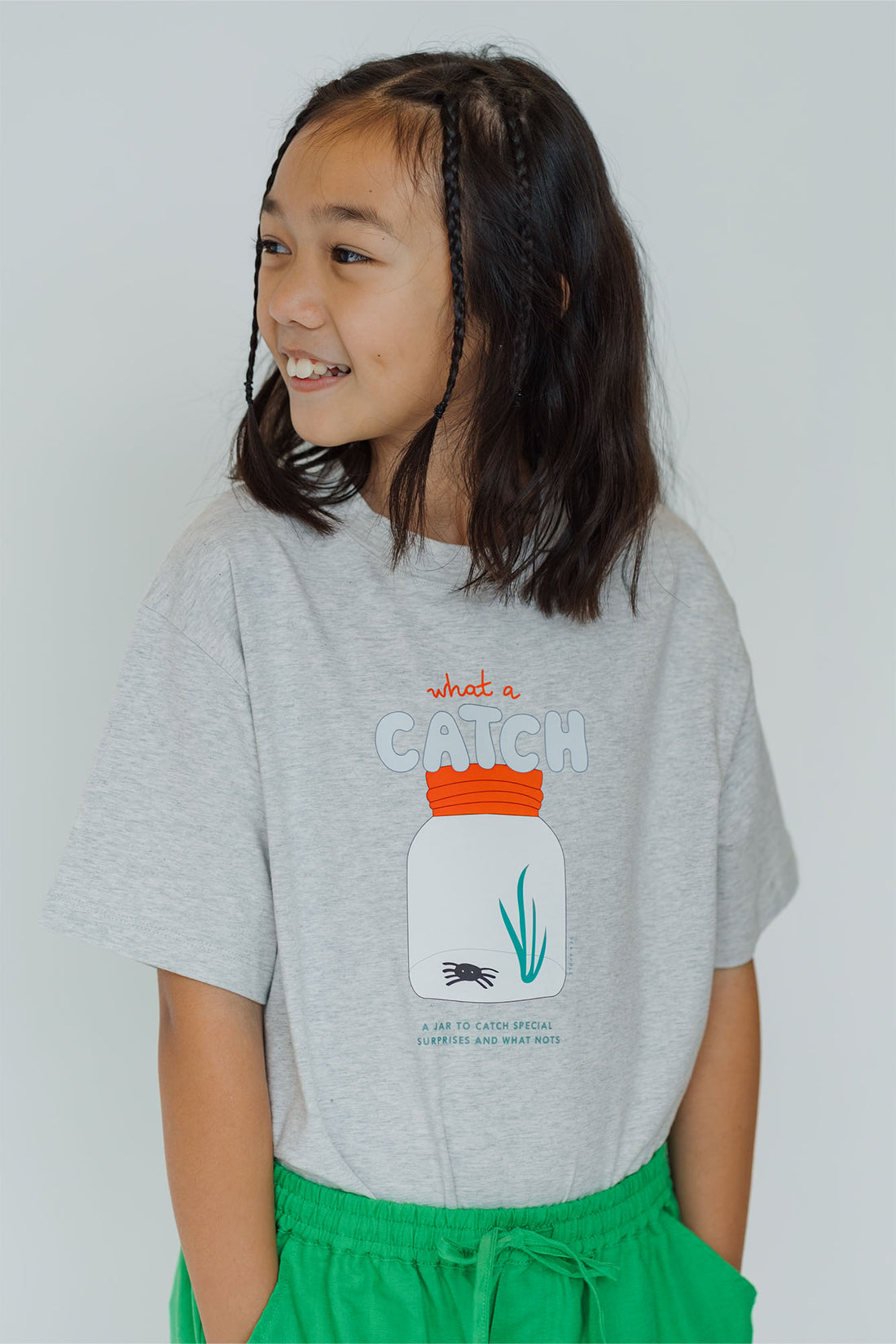 What A Catch Dove Oversized Tee