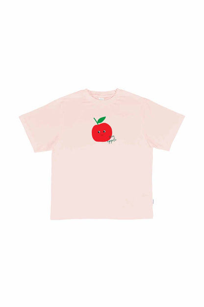 Charlie Apple Blush Oversized Tee