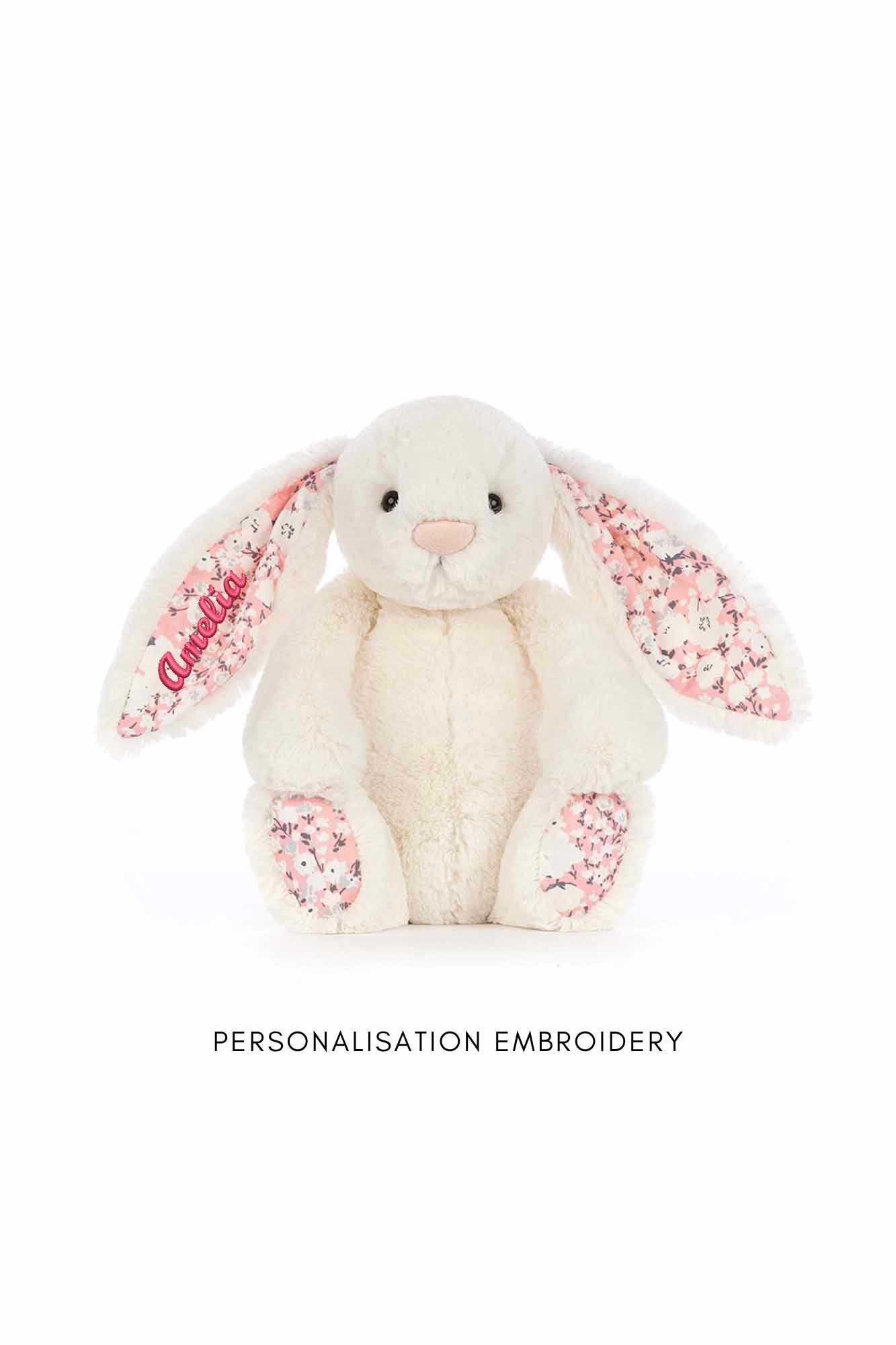 Personalisable Jellycat Blossom Cherry Bunny Medium