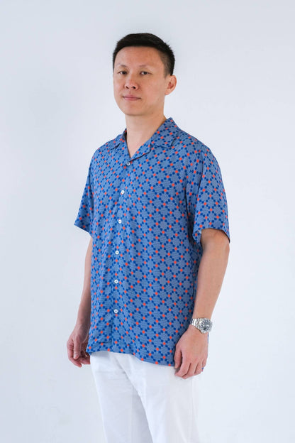 Chessboard Mens Relaxed Shirt