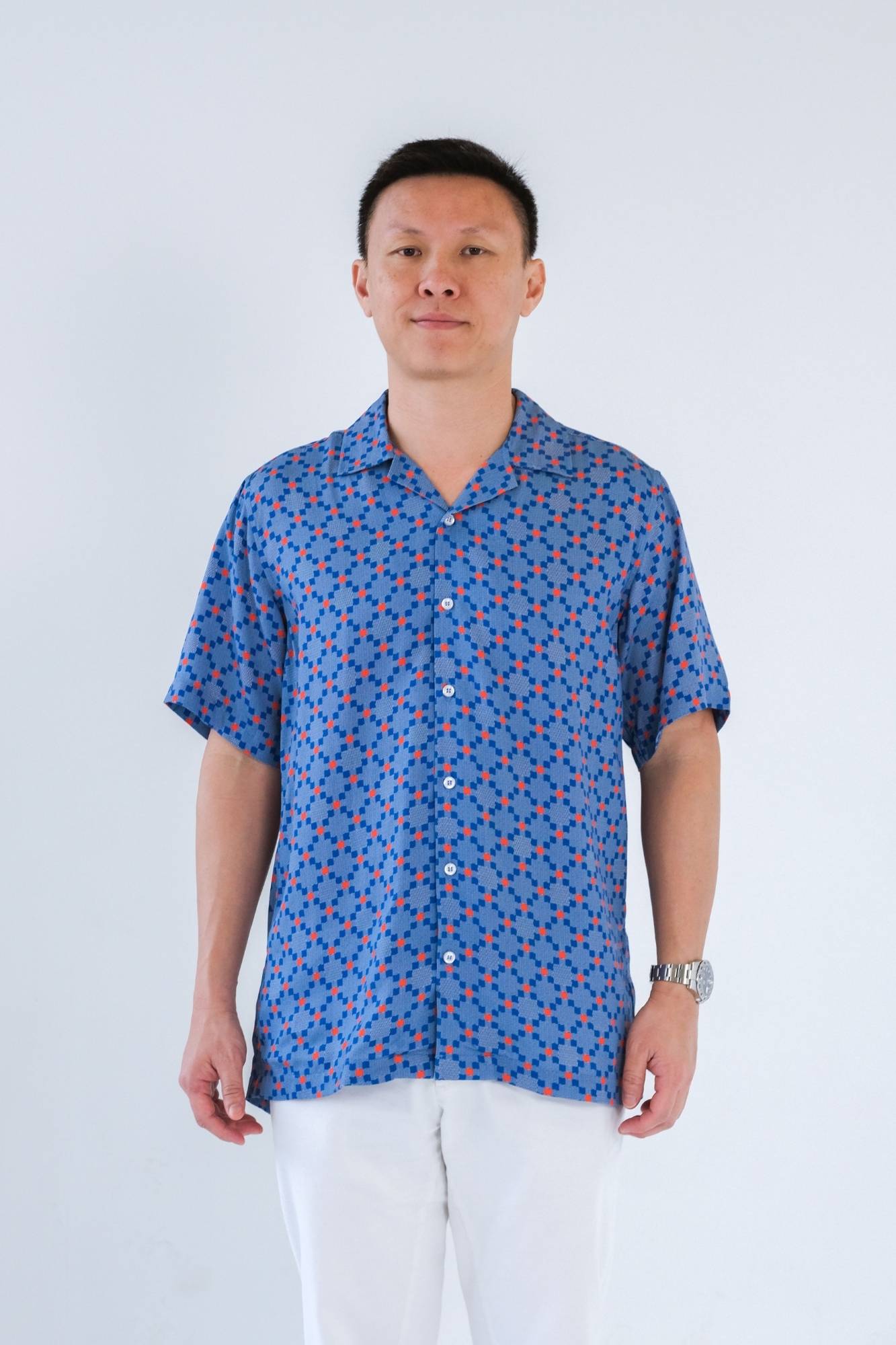 Chessboard Mens Relaxed Shirt