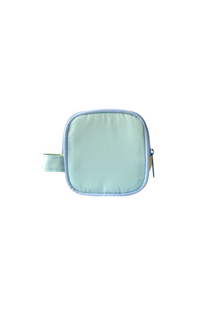 Cobalt Stripe Block Pouch