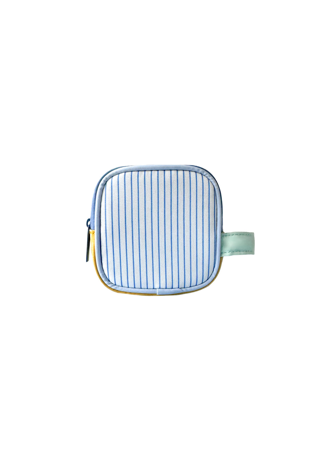Cobalt Stripe Block Pouch