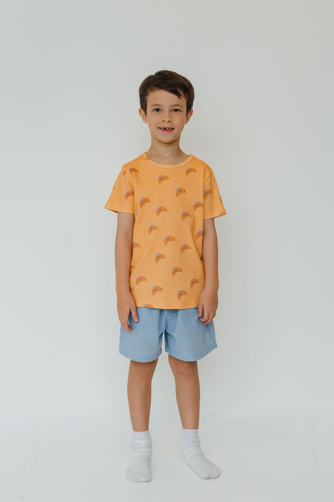 Clement Croissant Tshirt - Peach