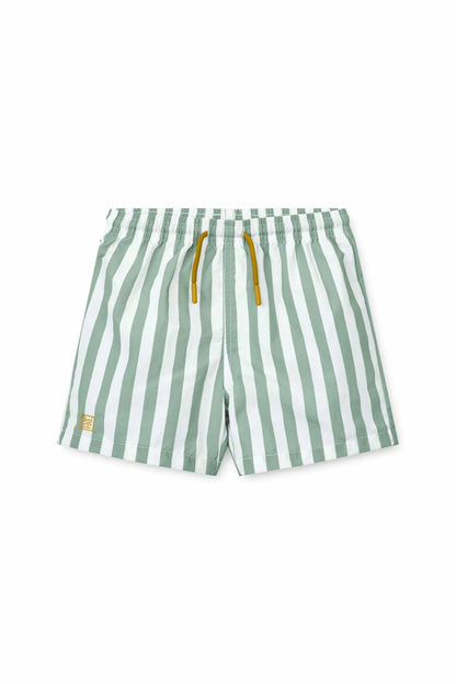 Liewood Stripe Peppermint/White Duke Board Shorts