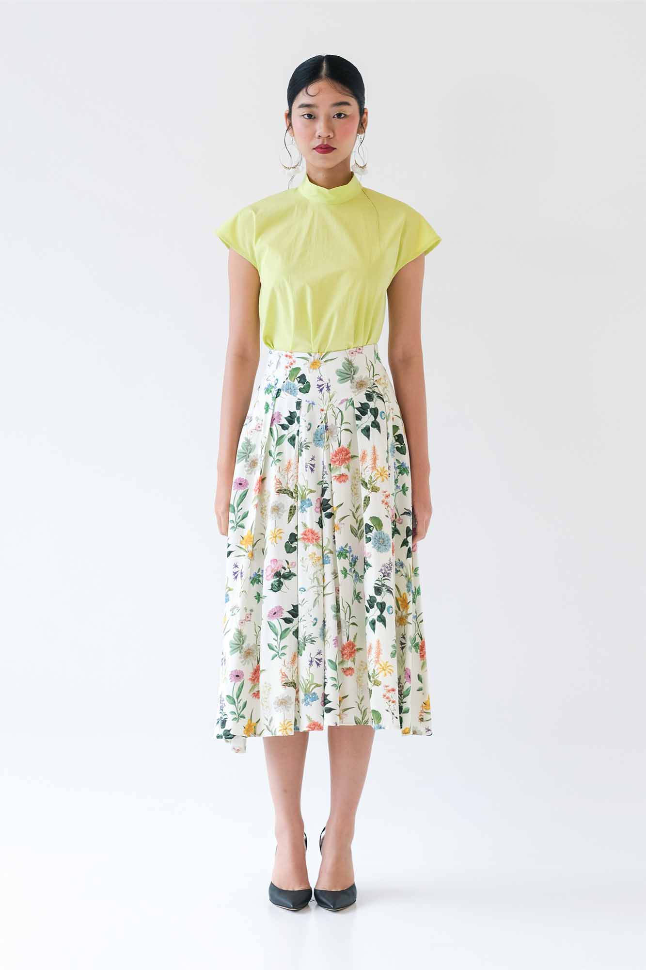 Summer Garden Yoked Skirt