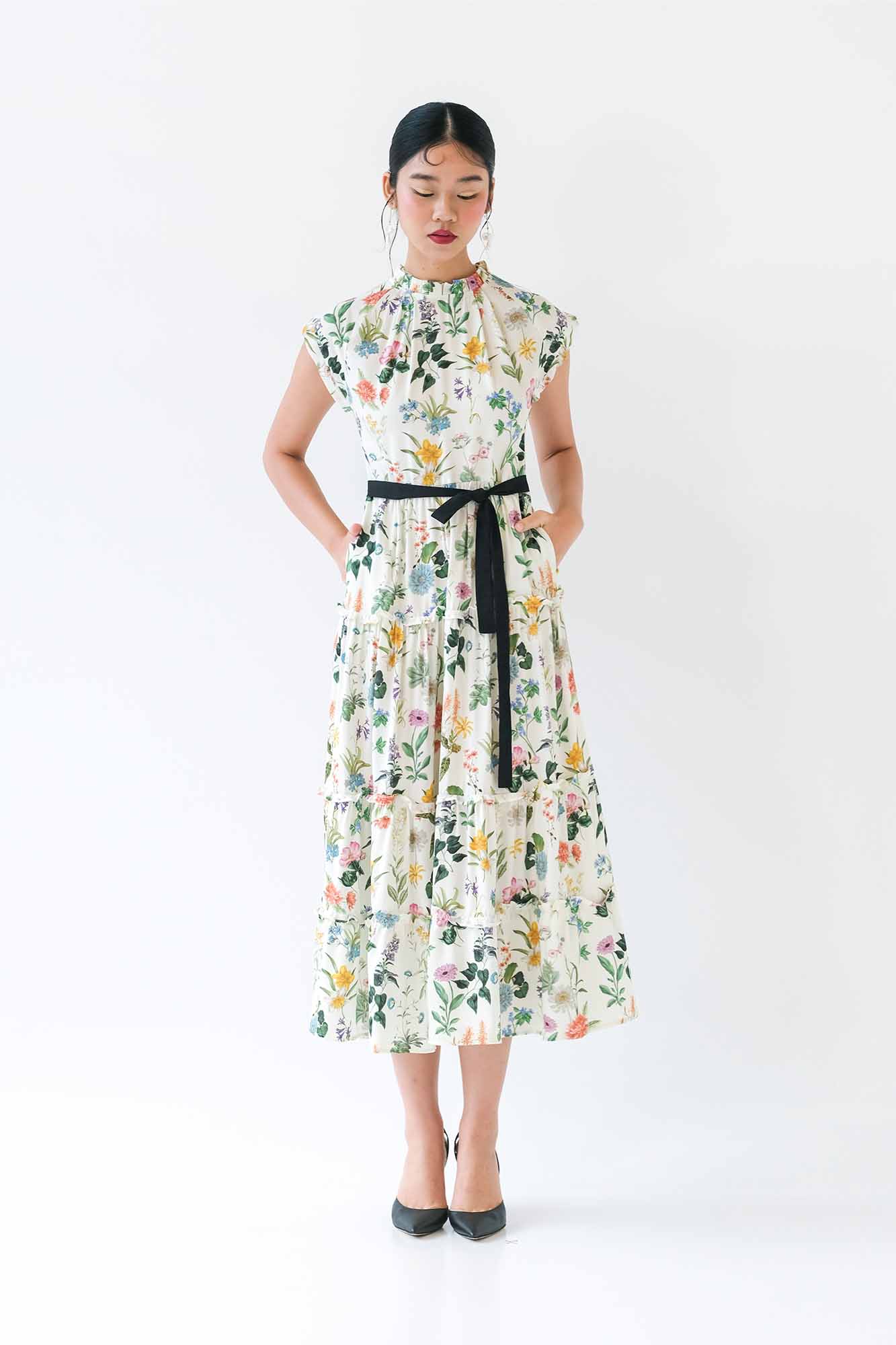 [Preorder] Summer Garden Tiered Maxi Dress