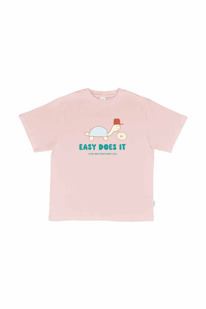 Easy Does It Blush Oversized Tee
