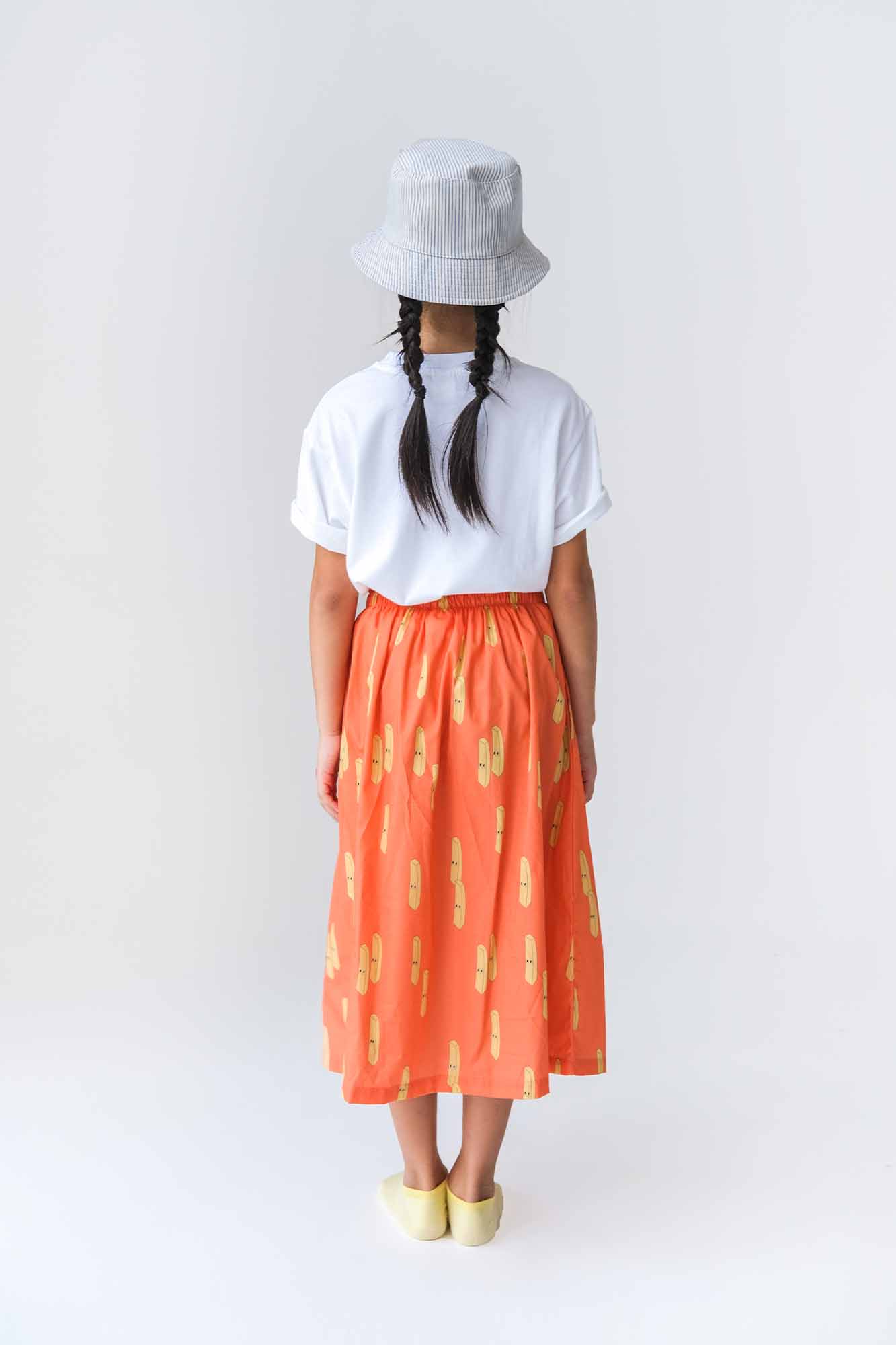 Fries Paperbag Midi Skirt