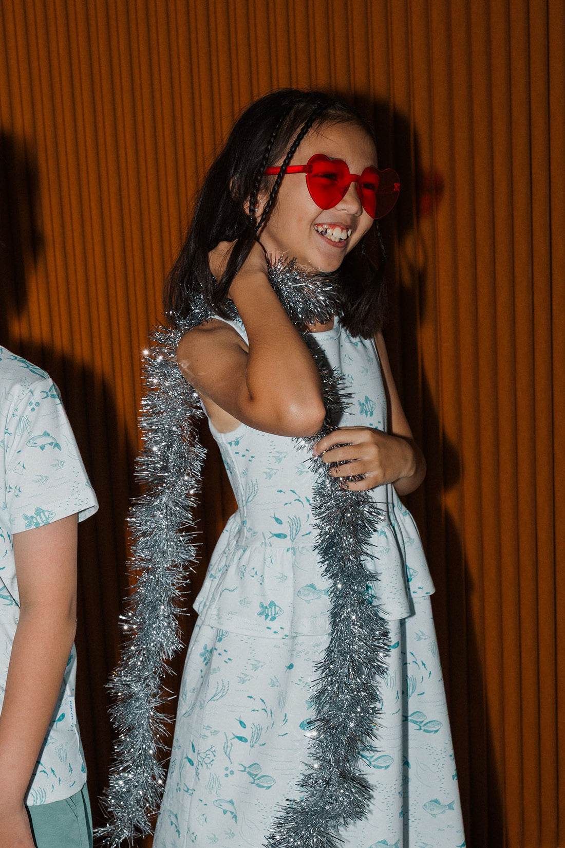 Something Fishy Racerback Dress - Sky
