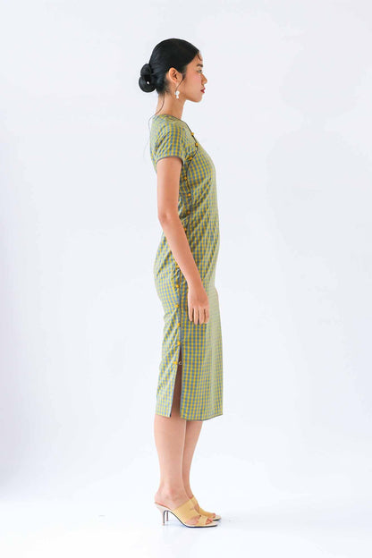 Green Tea Button Down Cheongsam