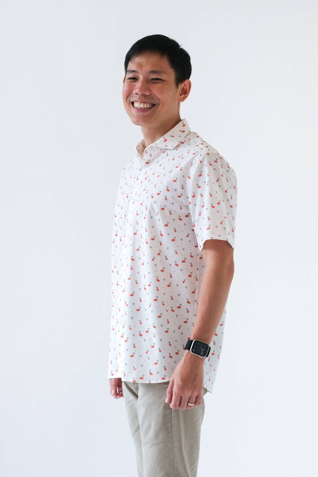 Goji Berry Mens Collared Shirt