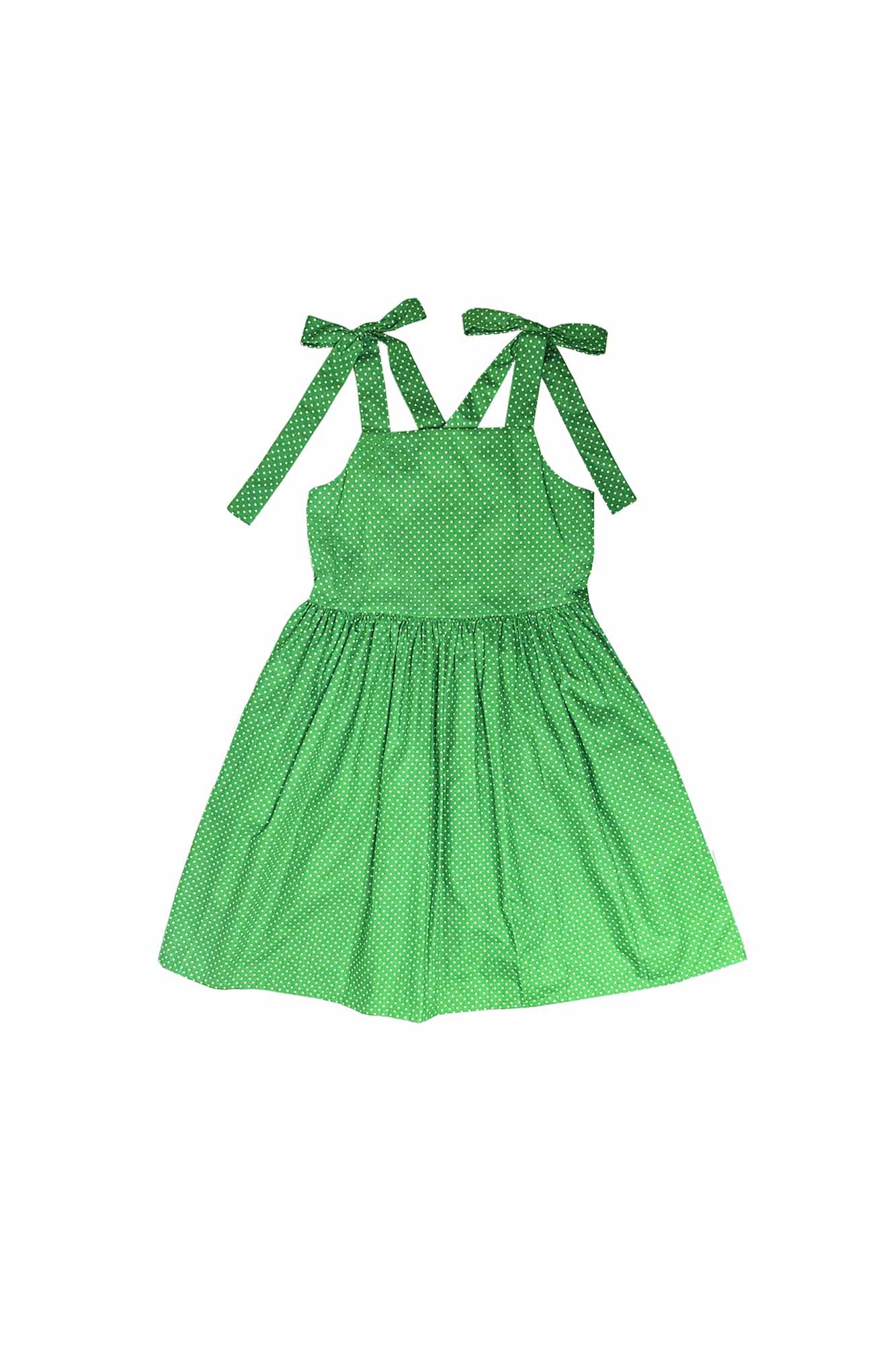 Green Polka Dot Chloe Dress