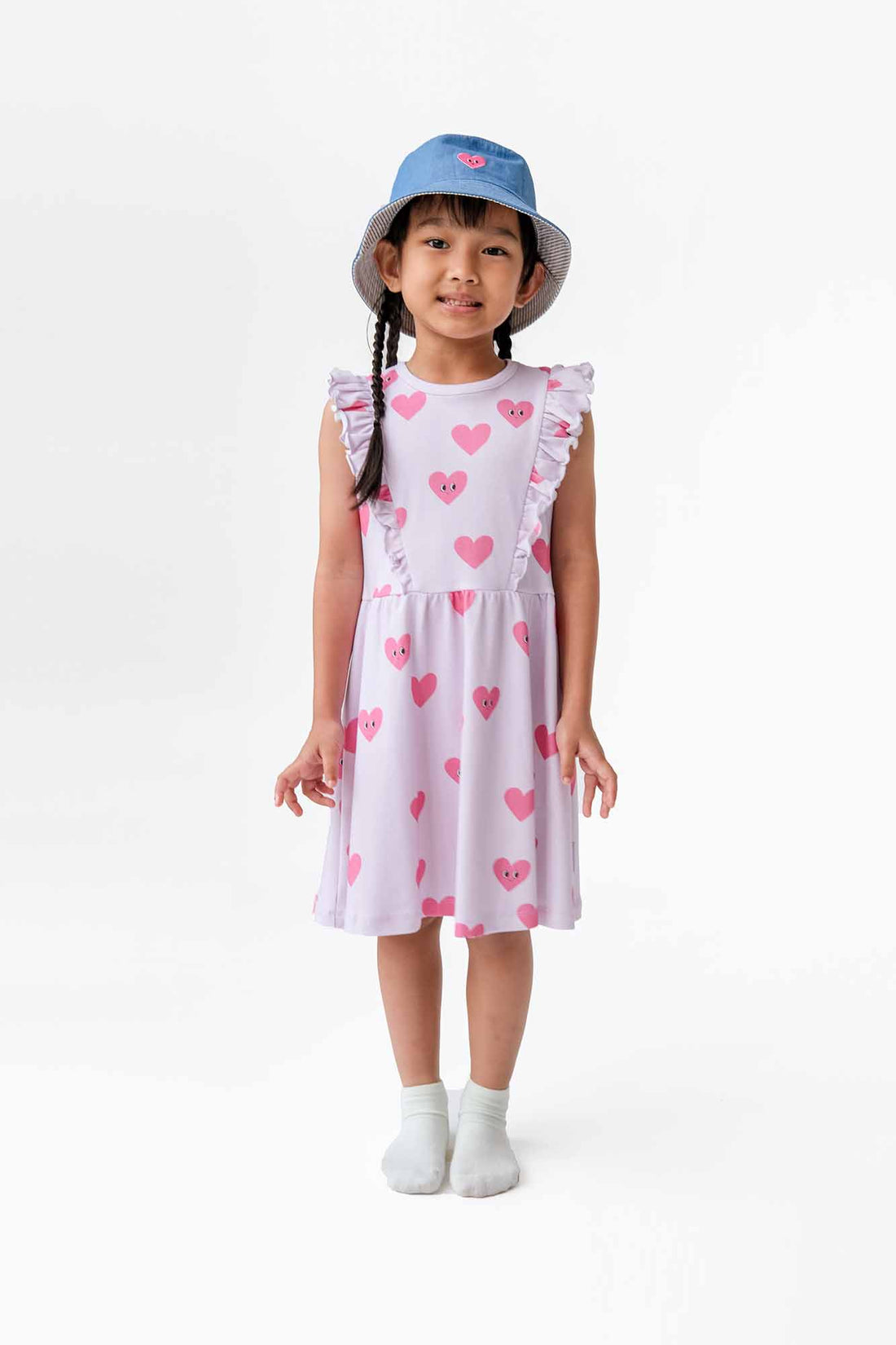 Hailey Heart Ruffled Dress