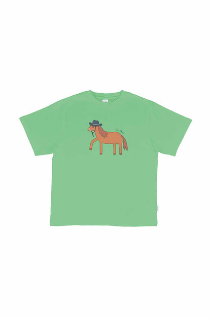 Horse Run Forest Oversized Tee