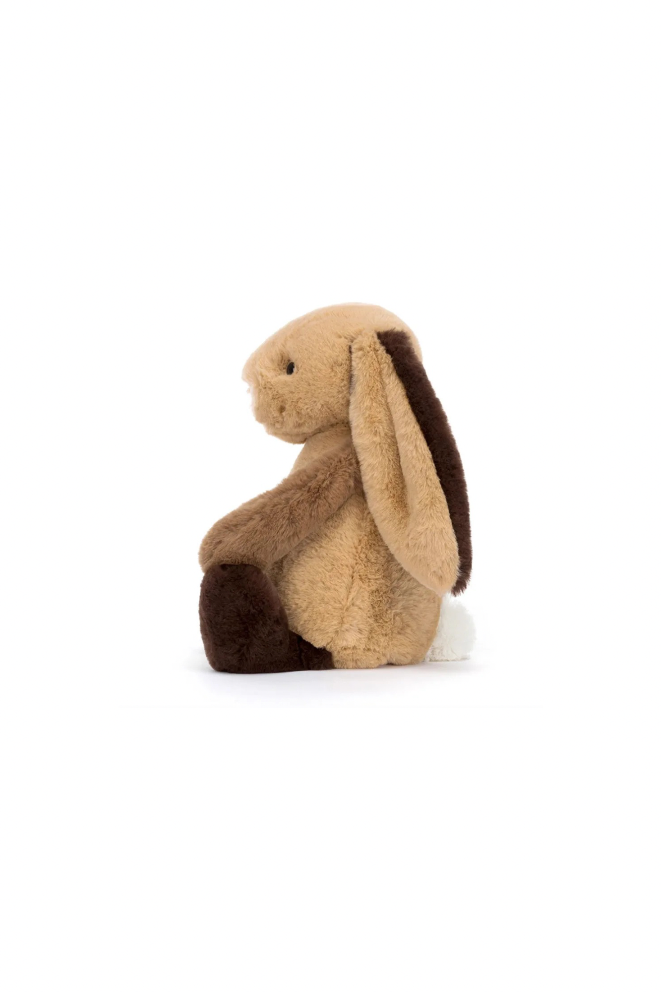 Personalisable Jellycat Bashful Bunny Patchwork Brown