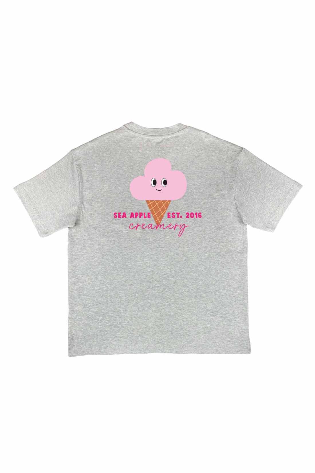 Illy Ice Cream Dove Adults Oversized Tee
