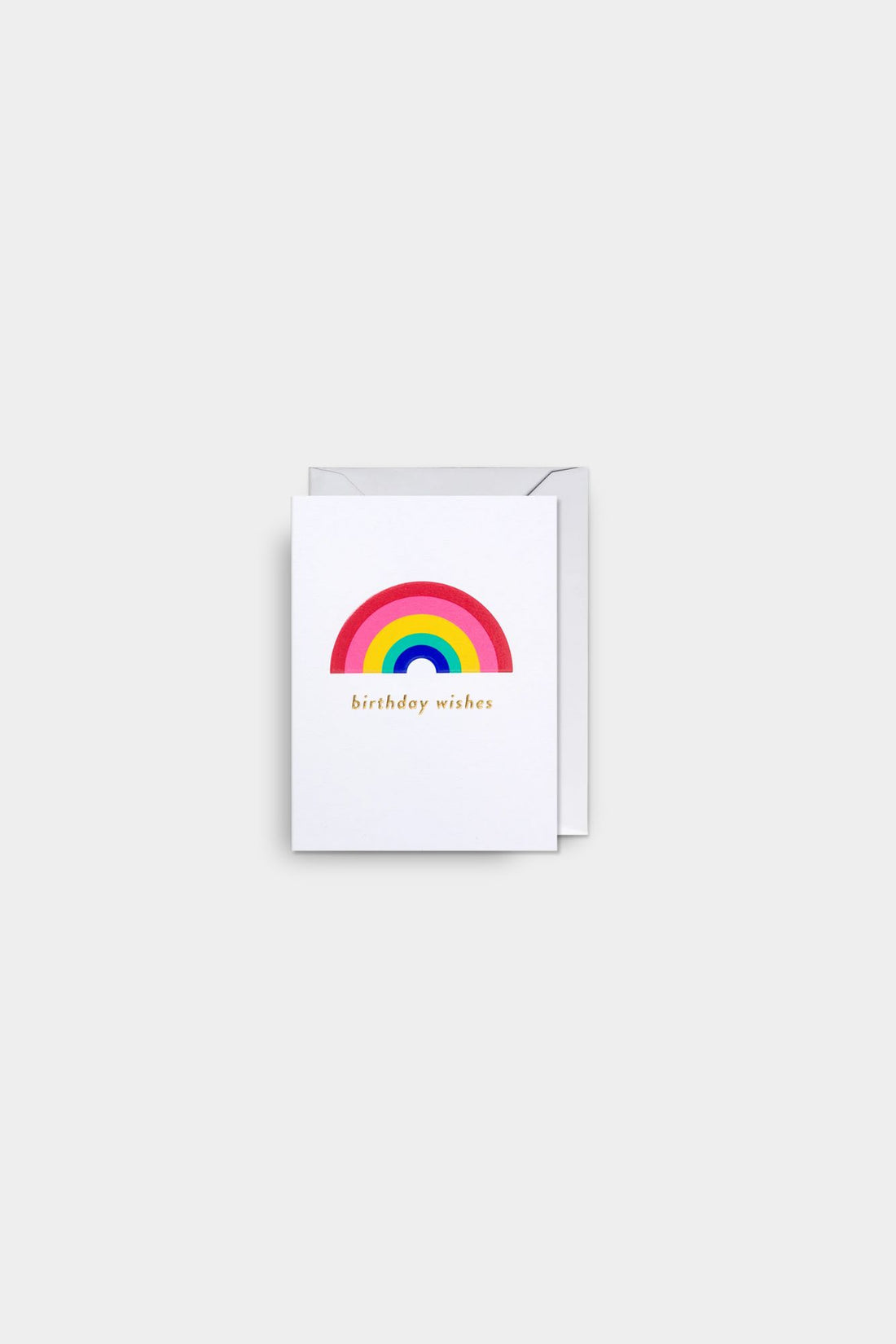 Birthday Wishes Rainbow Mini Card