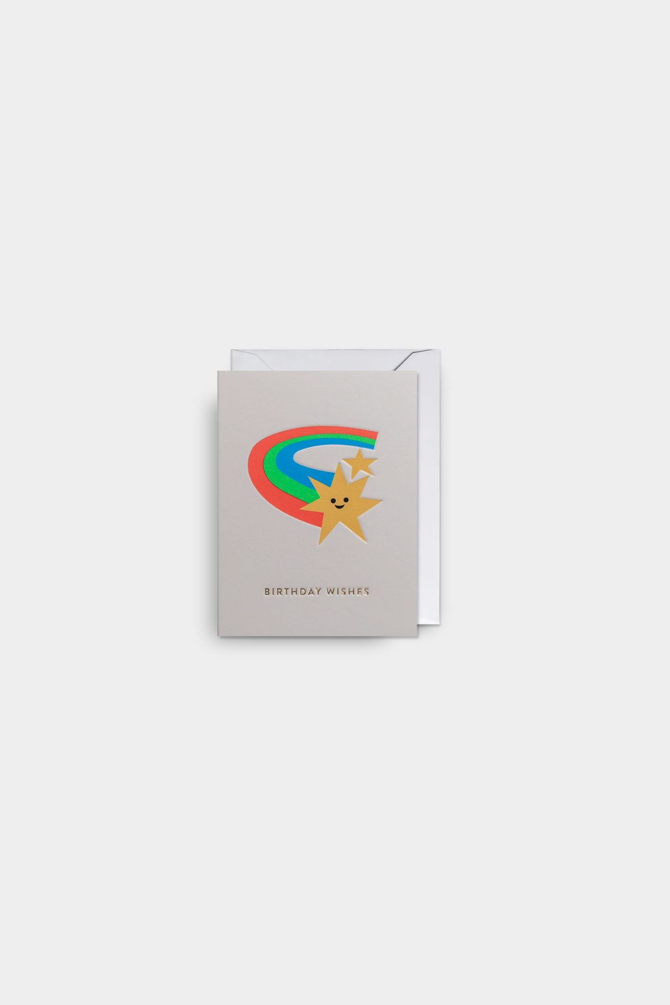 Birthday Wishes Shooting Star Mini Card