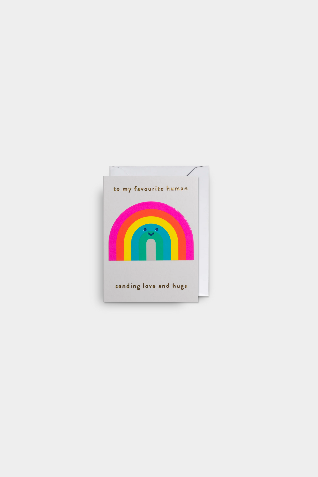 To My Favorite Human Rainbow Mini Card