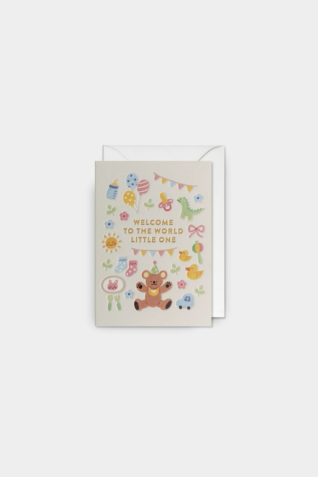 Welcome To The World Little One Greeting Card
