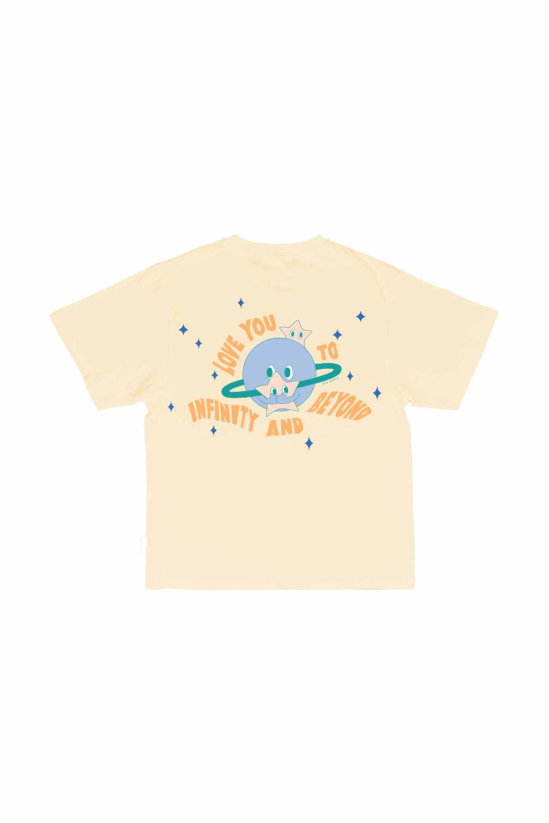 Love You To Infinity And Beyond Sand Oversized Tee