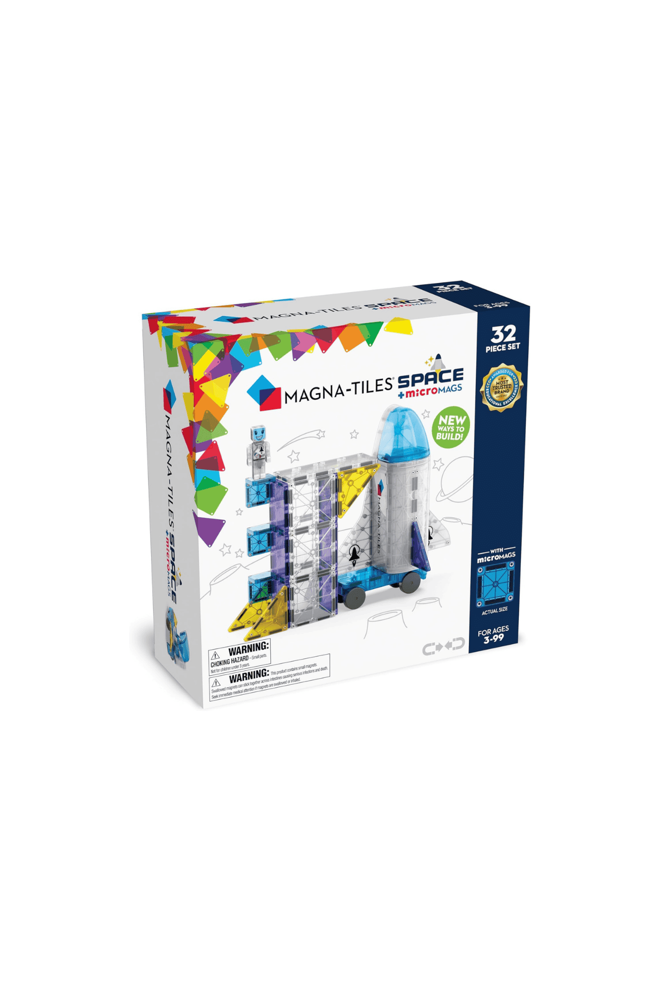 MAGNA-TILES Space + microMAGS 32 pieces