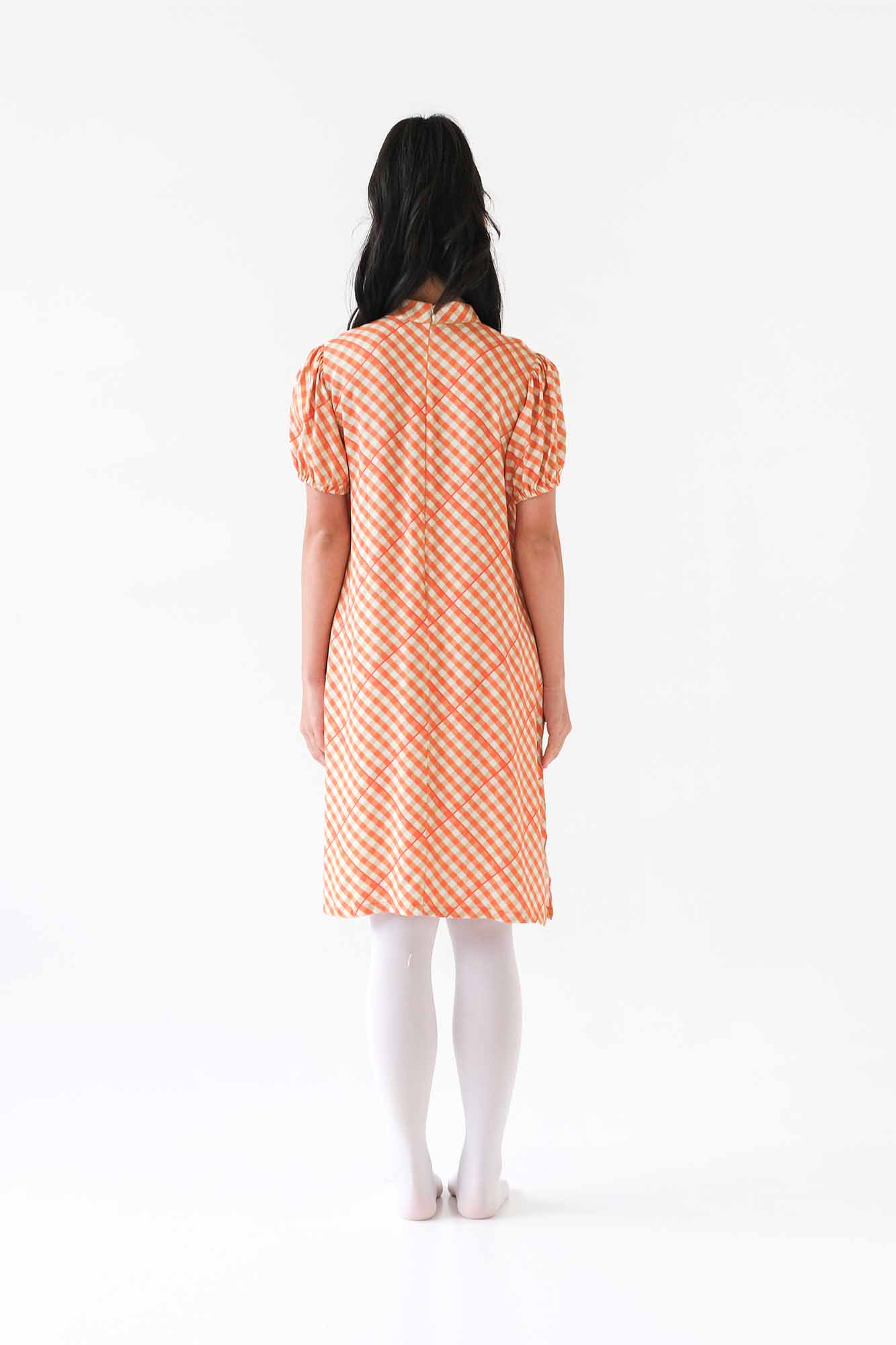 Mandarin Check Naomi Cheongsam