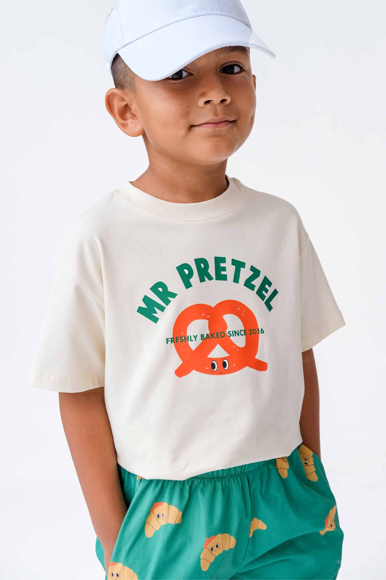 Pete Pretzel Sand Oversized Tee