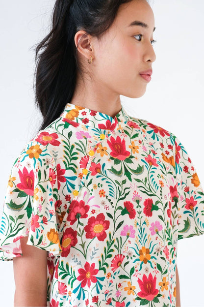 [Preorder] Mexican Rose Tweens Olivia Top