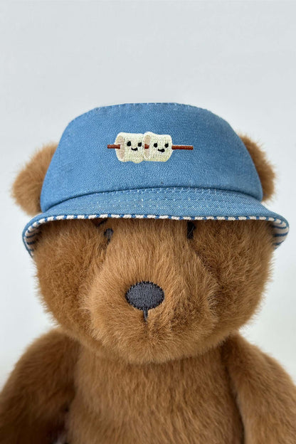 Personalisable Mini Striped Denim Reversible Bucket Hat