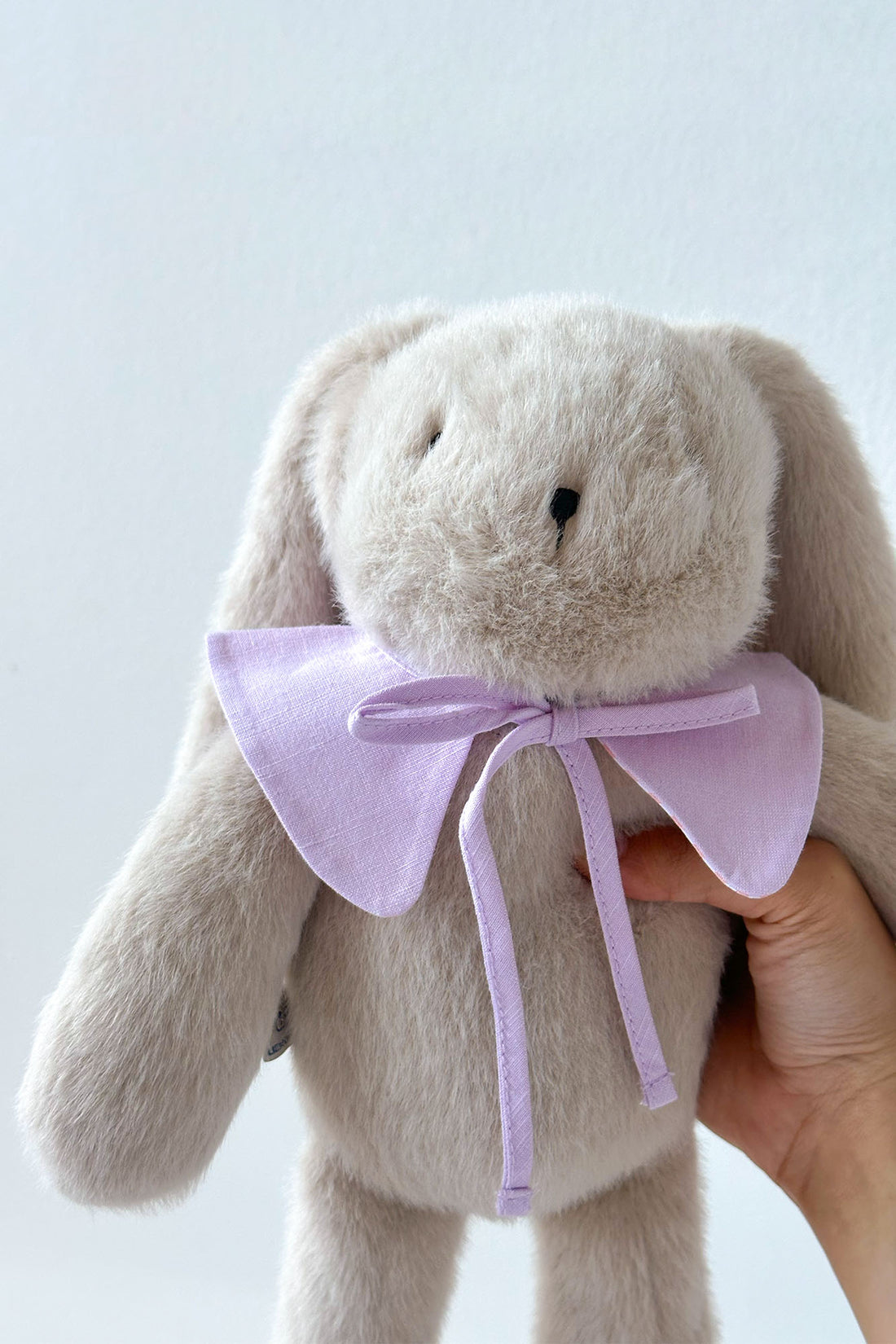 Mini Striped Lavender Reversible Pointed Collar